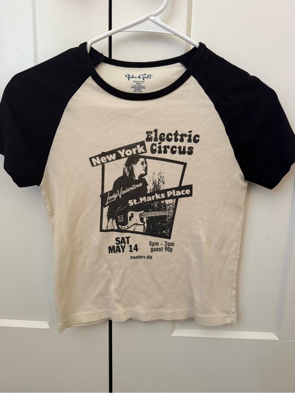 brandy melville electric circus band tee